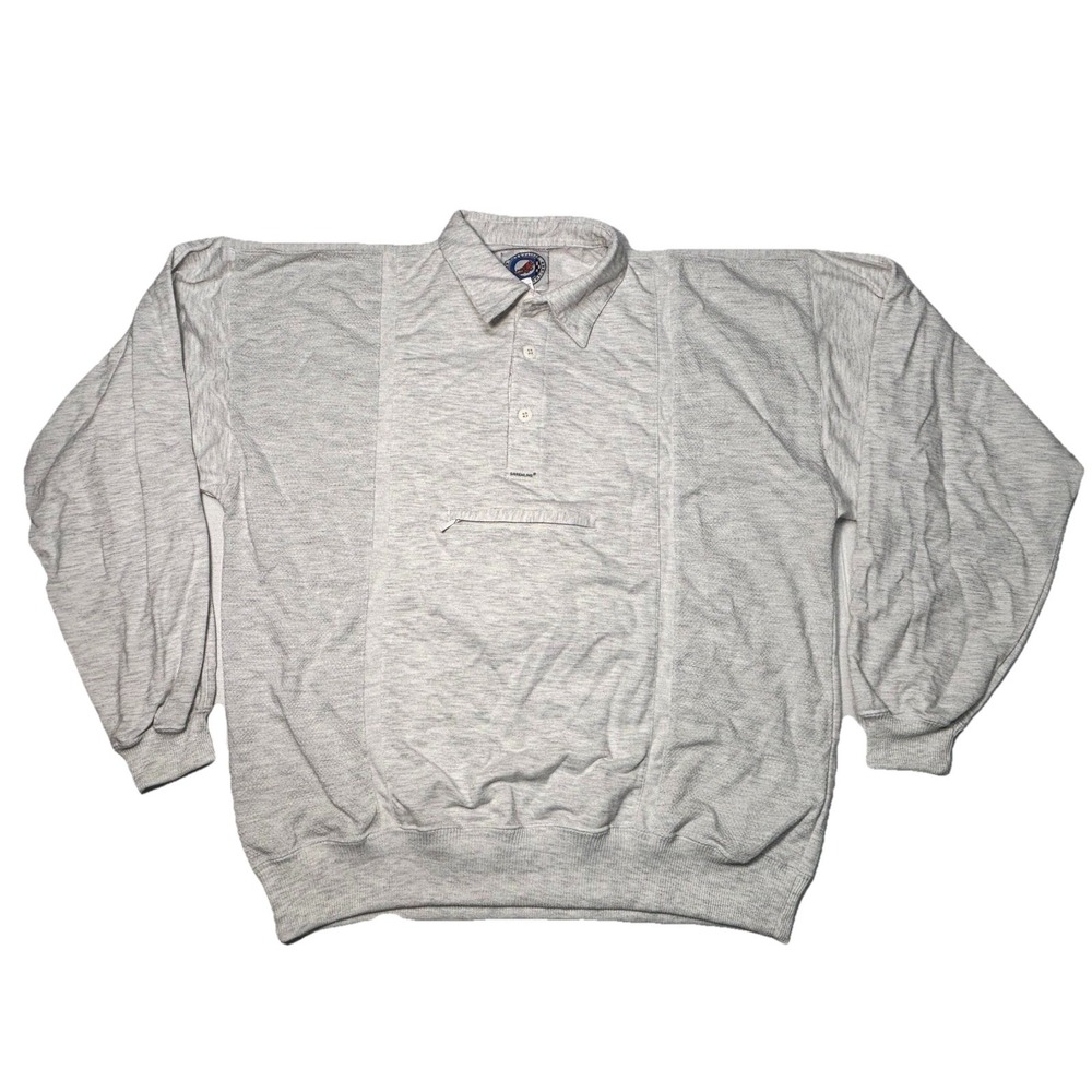 Vintage Greenline International Pullover Sweatshirt Mens Medium Stripe 80s 90s